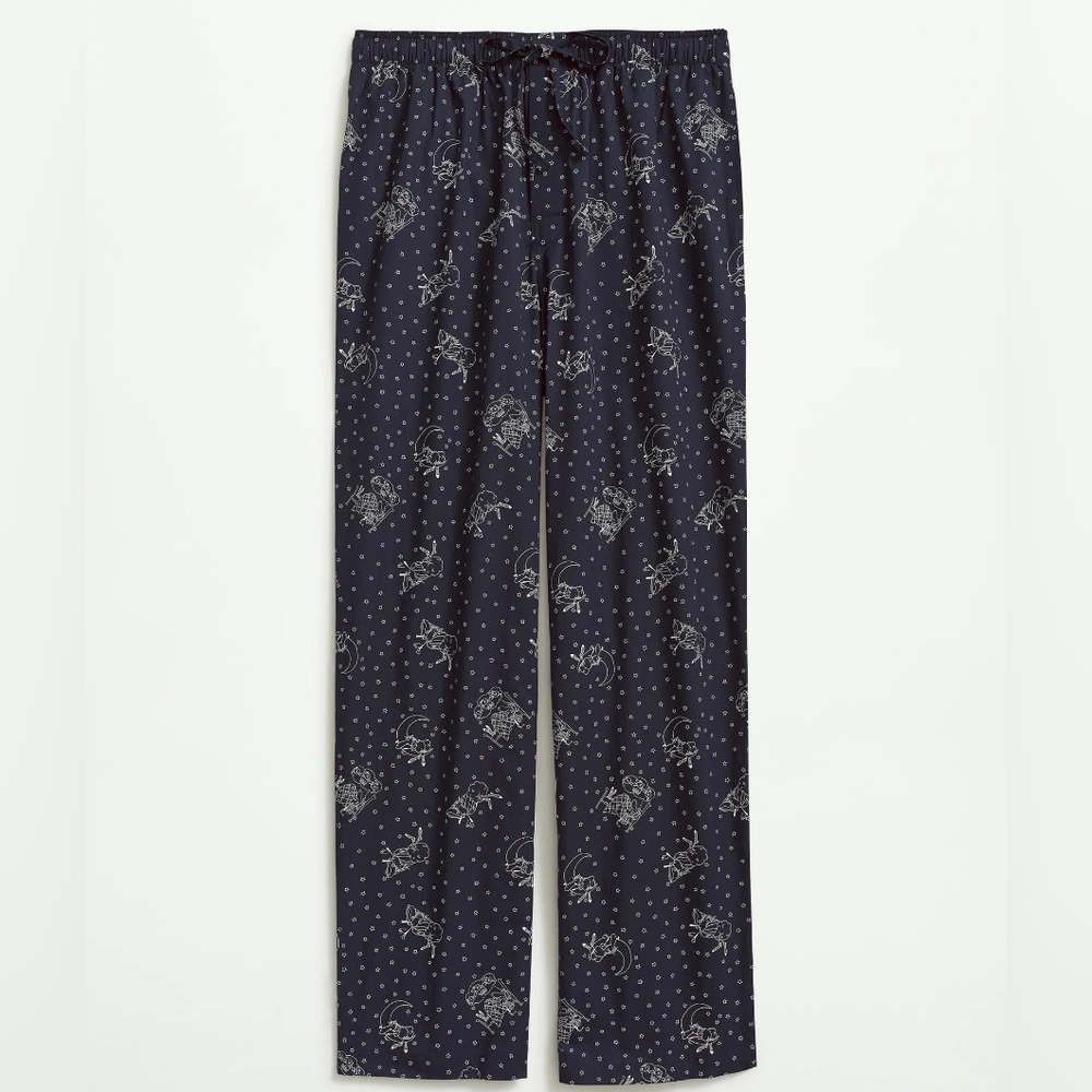 Brooks Brothers Lounge PJ Pants Men's Navy & White "Henry" Patterned, XL, NWT!
